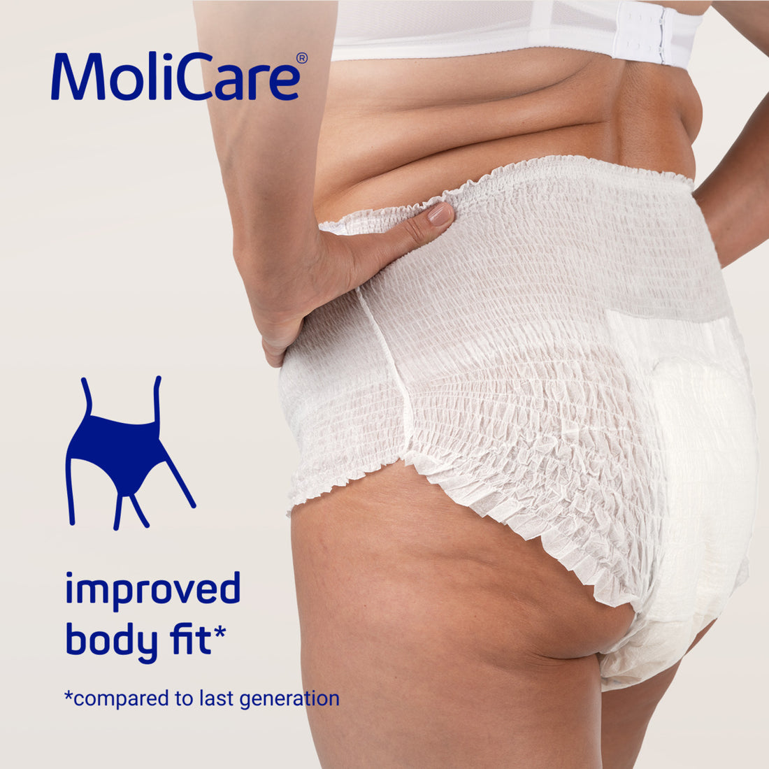 MoliCare Premium Mobile adult diaper package on a white background