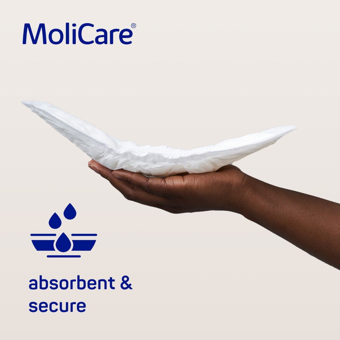 Molicare premium lady pad packaging on a white background