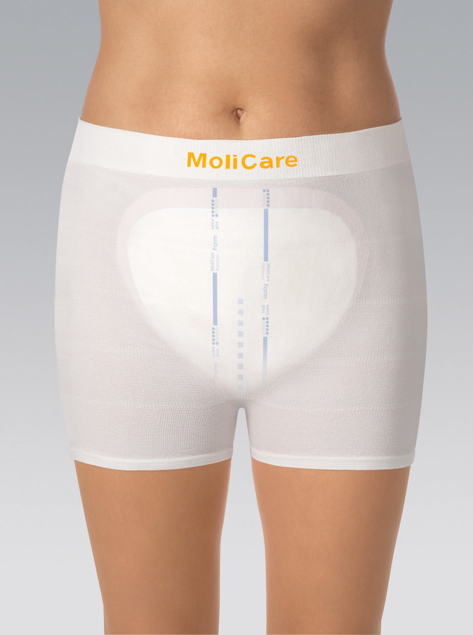 Package of MoliCare Premium Fixpants on a white background