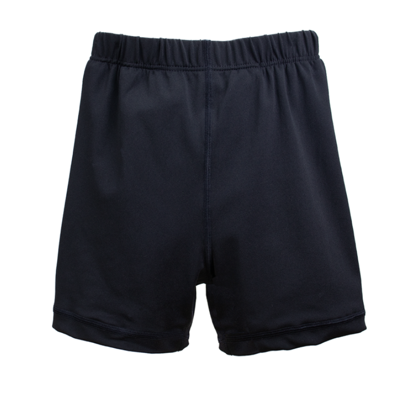 Black shorts on a white background