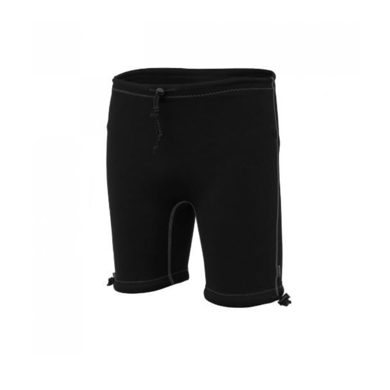 Black shorts on a white background