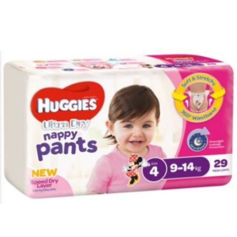 Huggies Nappy Pants - Toddler Girl 12171 (Pack of 29)
