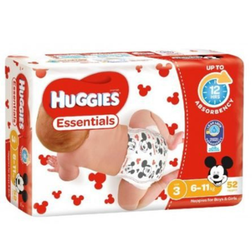 Huggies Nappies Mega Pack - Crawler (Carton of 208)
