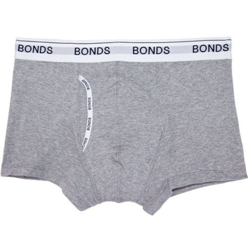 Men's Bonds Trunk With Incontinence Pad 2XL 115-120mm 100ml Grey Male BONGFT100CXL-GRY