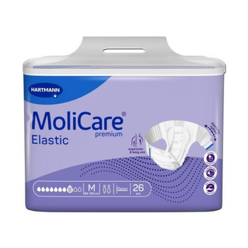 MoliCare Elastic packaging by Hartmann on a white background