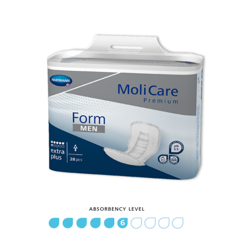 MoliCare Premium Form MEN packaging on a white background