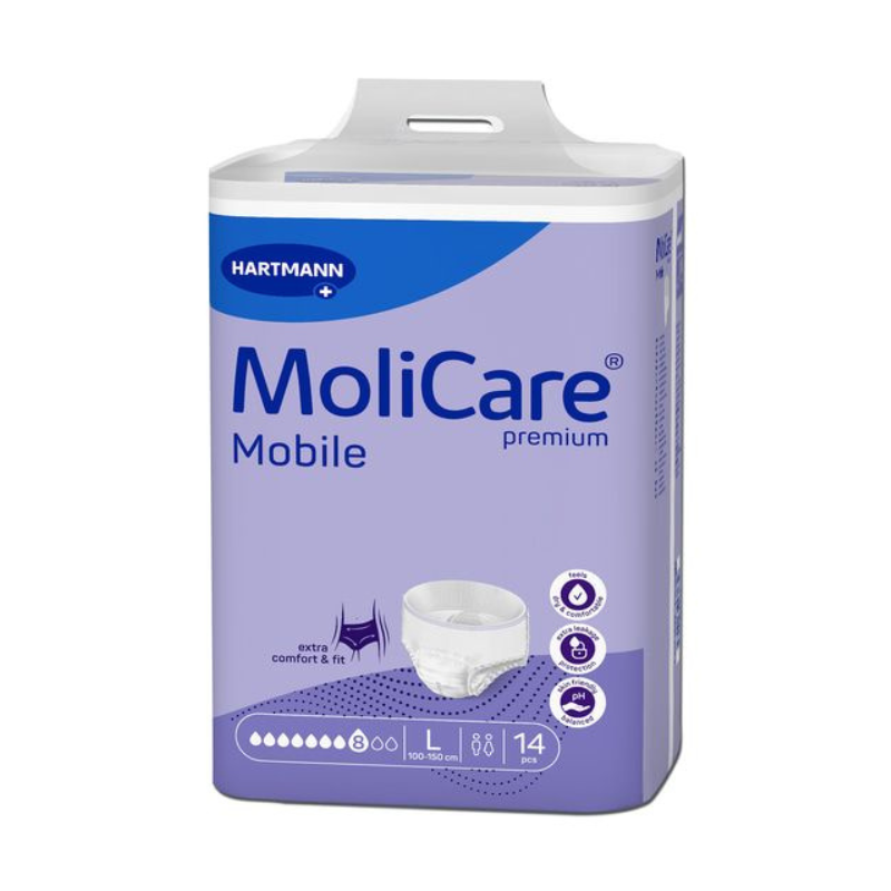 MoliCare premium packaging on a white background