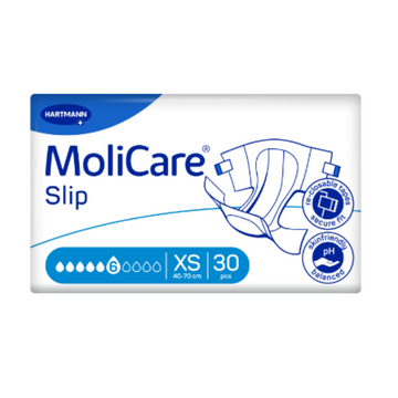 MoliCare slip packaging on a white background