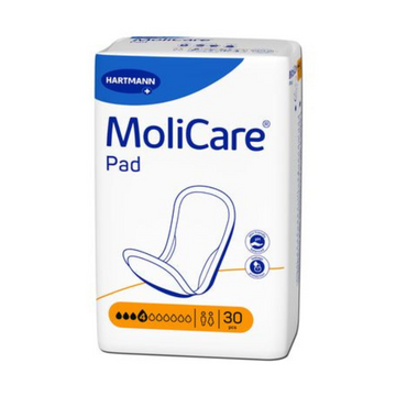 MoliCare pad packaging with Hartmann logo on a white background