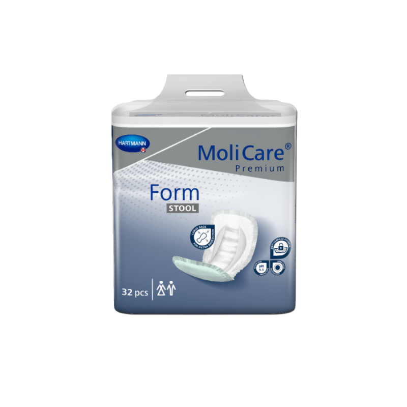MoliCare Premium Form STOOL package on a white background