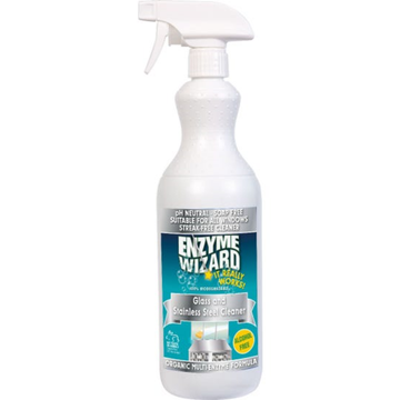 Organic Enzyme Powered Glass & Stainless Steel 1 Litre Spray