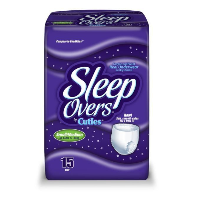 Prevail Sleep Overs Youth Pant - Small/Medium 17-30kg 1000ml IPSLP05301 (Pack of 15)
