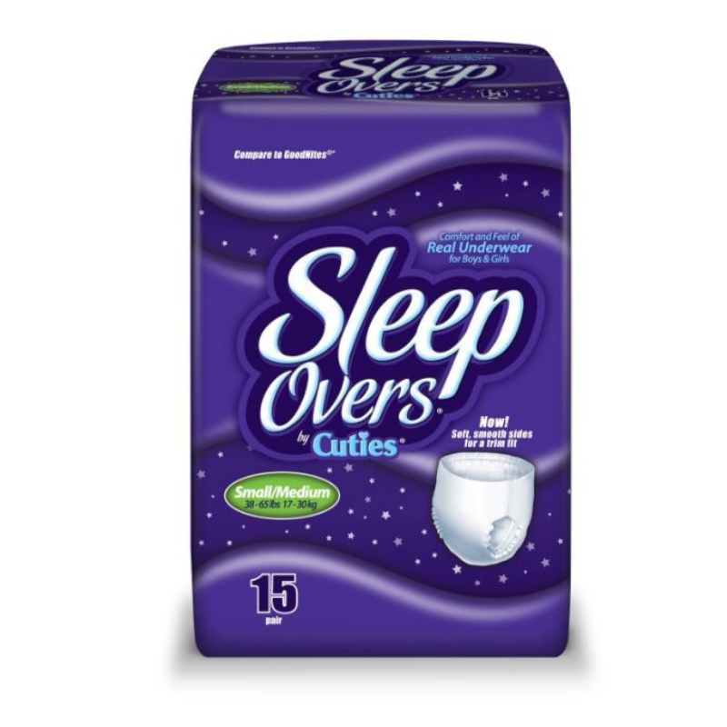 Prevail Sleep Overs Youth Pant - Small/Medium 17-30kg 1000ml (Box of 60)