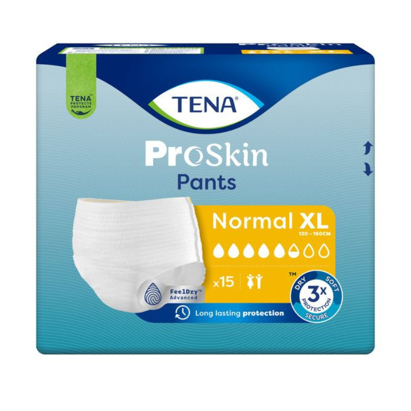 TENA ProSkin Pants packaging on a white background
