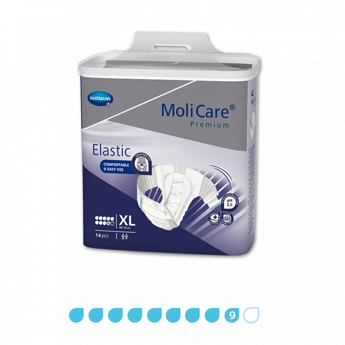 MoliCare Premium Elastic Unisex Briefs Extra Large 9 Drops