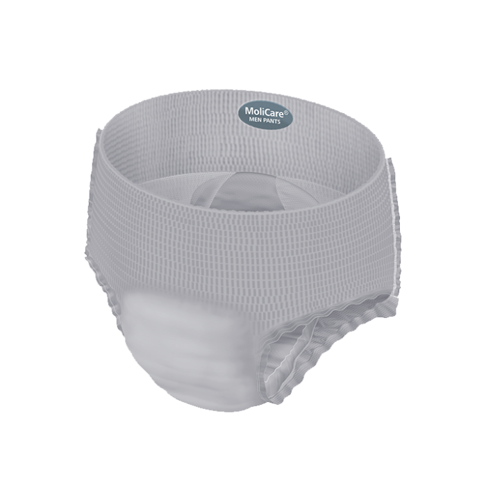 MoliCare Premium Men's pants packaging on a white background
