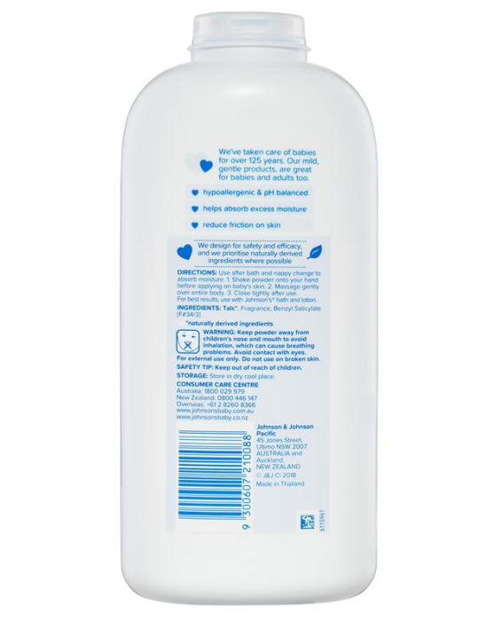 Johnsons Baby Pure Cornstarch Powder 600g