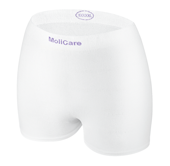 MoliCare Fixpants packaging on a white background
